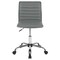 Merrick Lane Amelie Home Office Chair Ergonomic Executive Ribbed Low Back Armless Computer Desk Chair - Base, Frame & Border